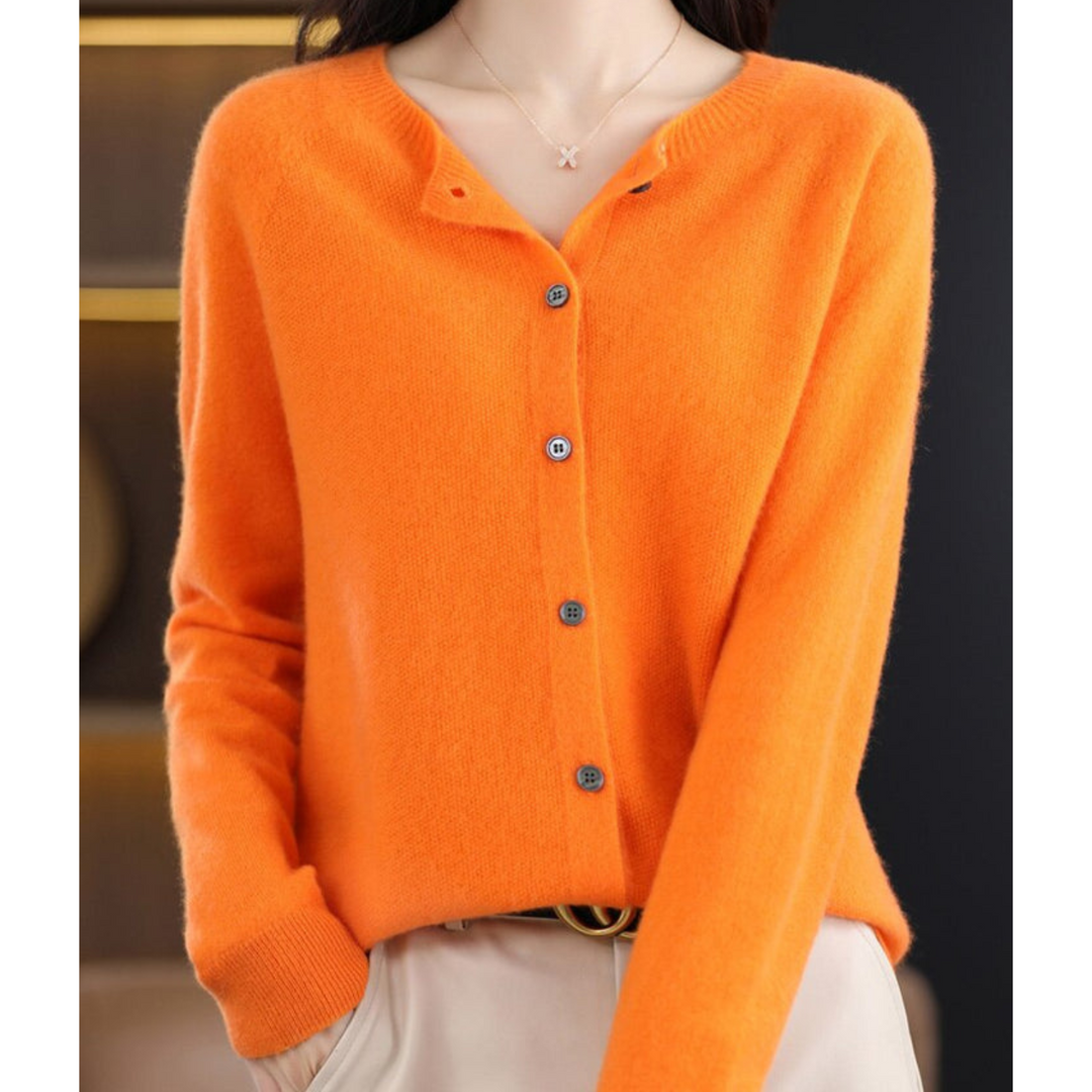 Drune | Cardigan - 100% Merinowolle Weicher Strickpullover