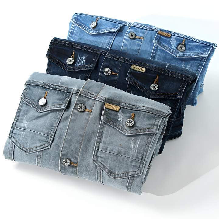 Drune | Klassisch Herren Denim Jacke