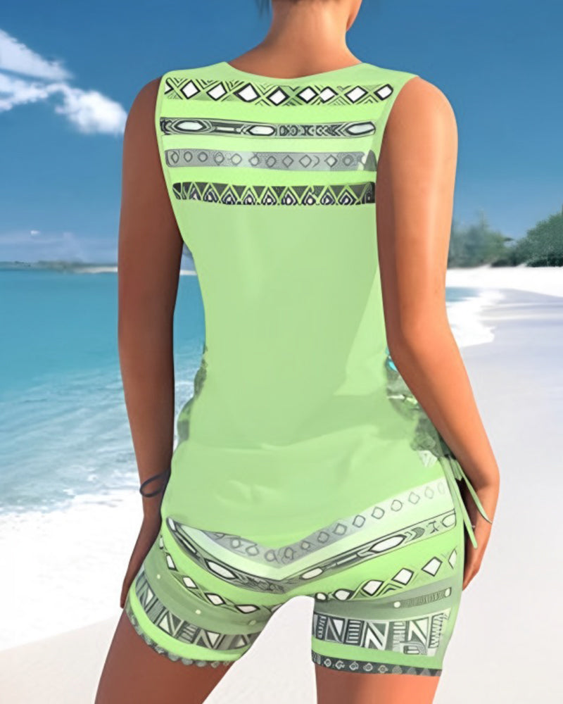 Drune | Druck Tankini Set