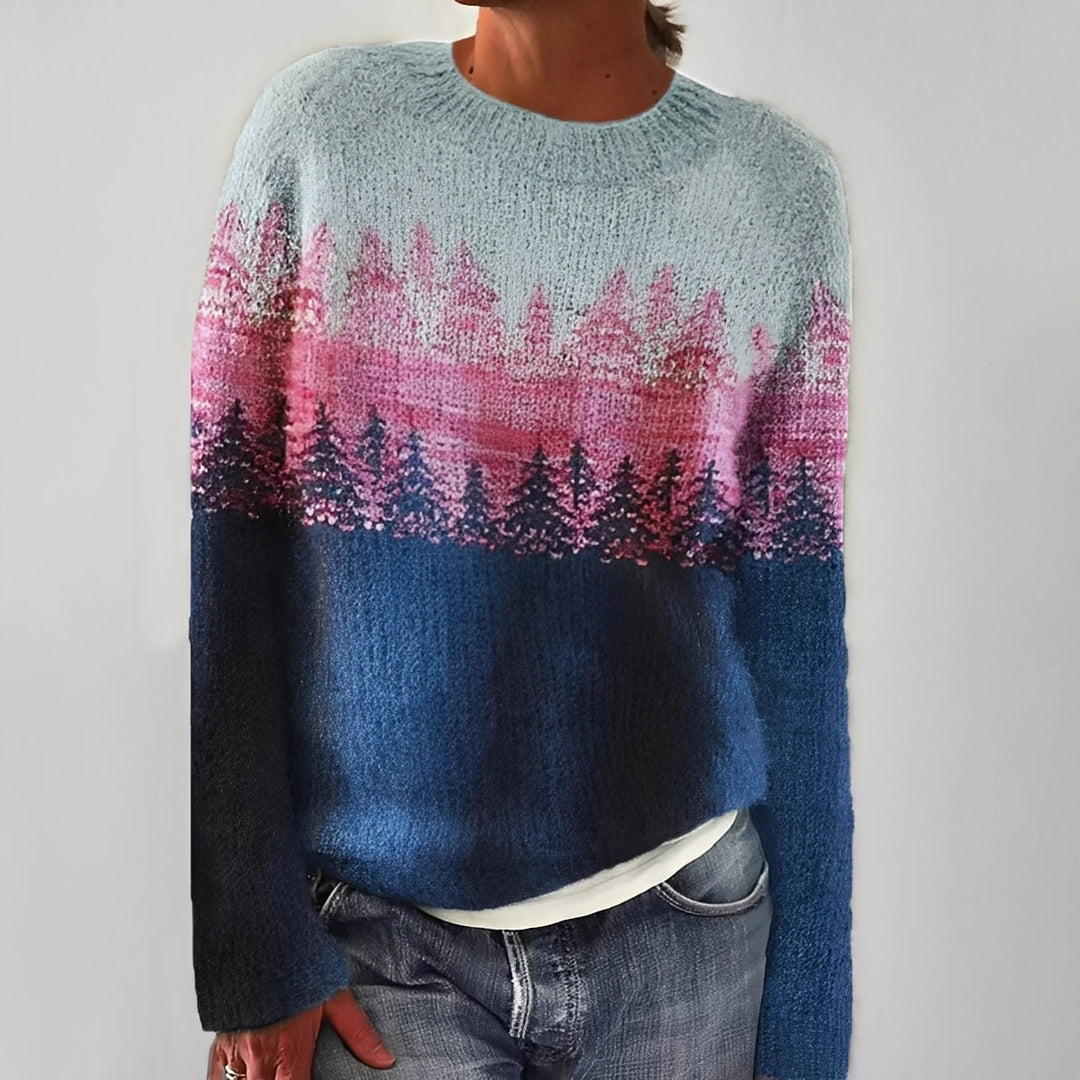 Drune | Klassischer Damenpullover mit Muster