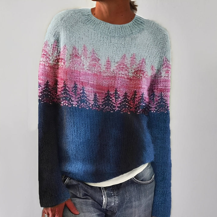 Drune | Klassischer Damenpullover mit Muster