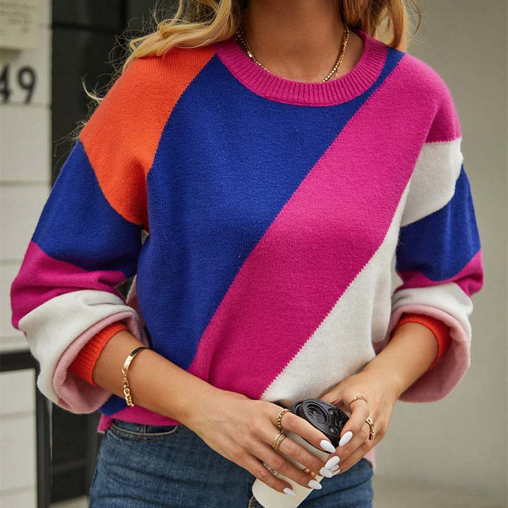 Drune | Farbblock Pullover