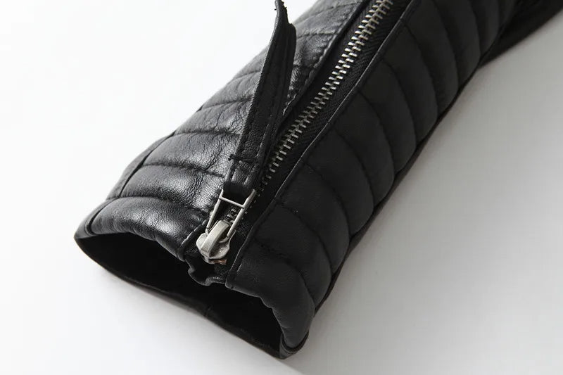 Drune | Bikerjacke Aus Pu Leder für Damen