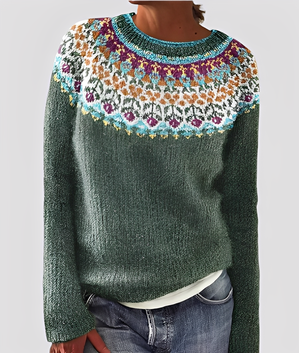 Drune | Damen-Wollpullover, elegant und locker geschnitten