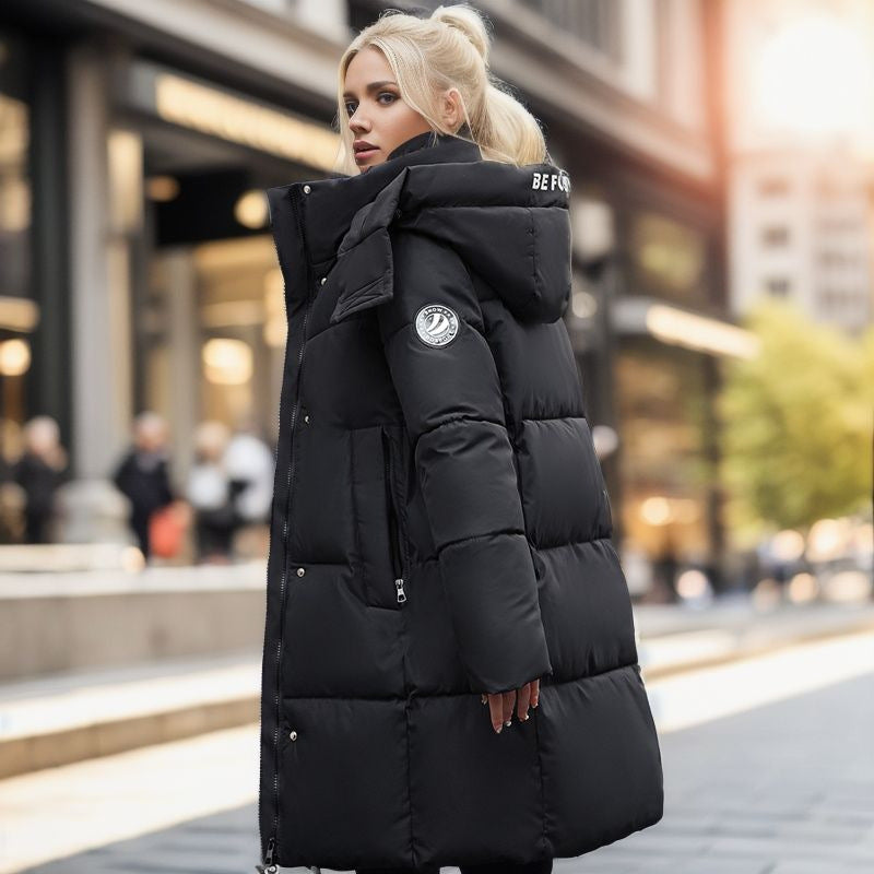Drune | Stylische Kapuzen Baumwolljacke mit Ärmellogo