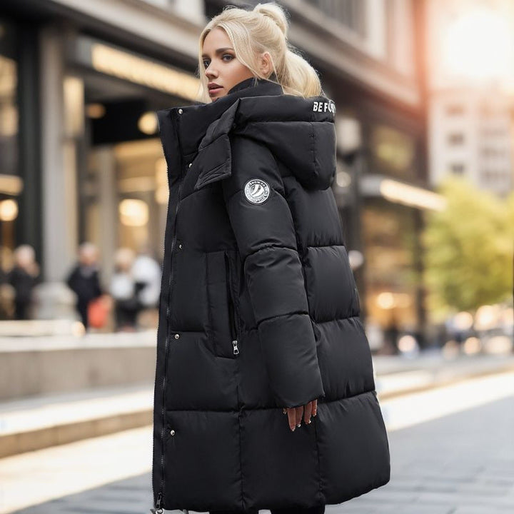 Drune | Stylische Kapuzen Baumwolljacke mit Ärmellogo