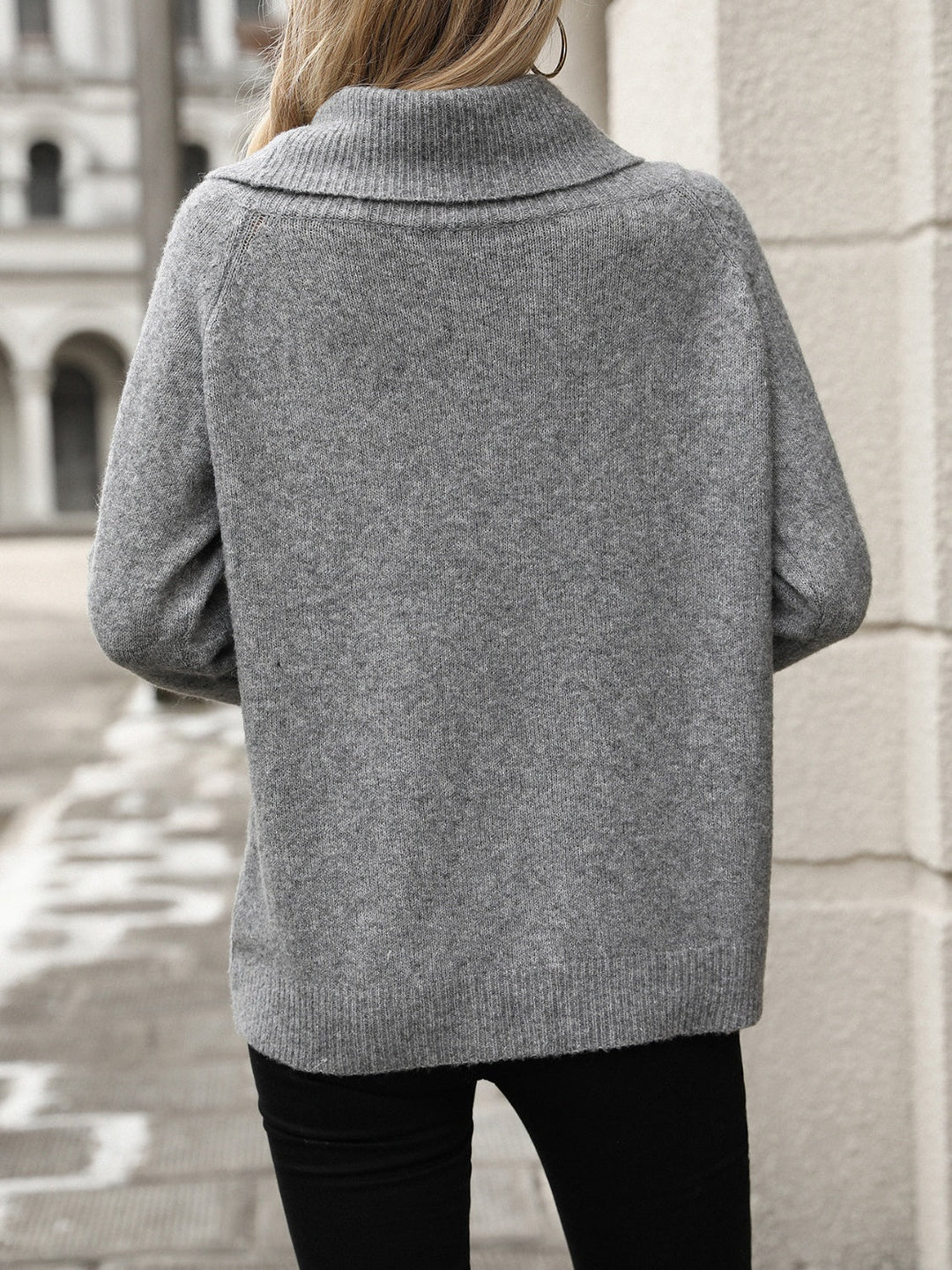 Drune | Sweater - Lässiger Rollkragenweicher Pullover