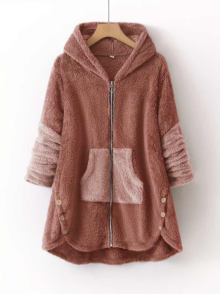 Drune | Übergangsjacke rosa für Damen mit Taschen
