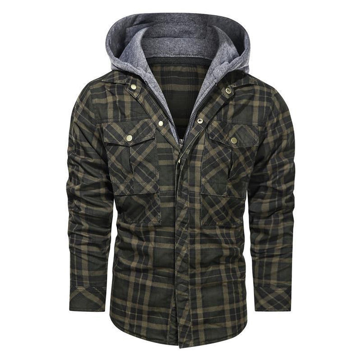 Drune | Karierte Herrenjacke