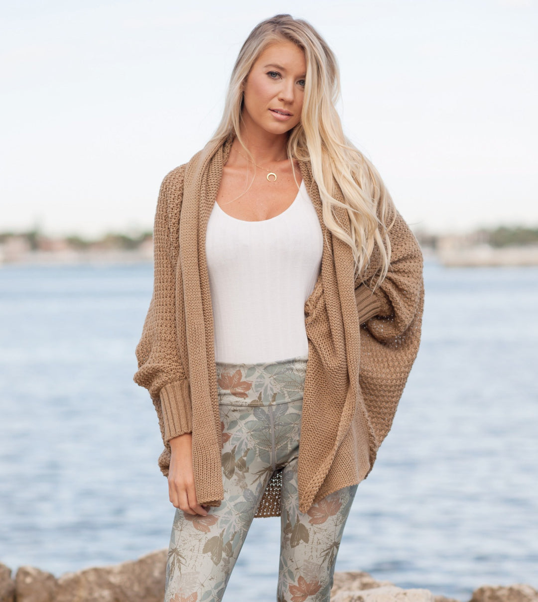 Damen Grobstrick Oversized Cardigan mit langen Ärmeln und kuscheliger Textur Drune