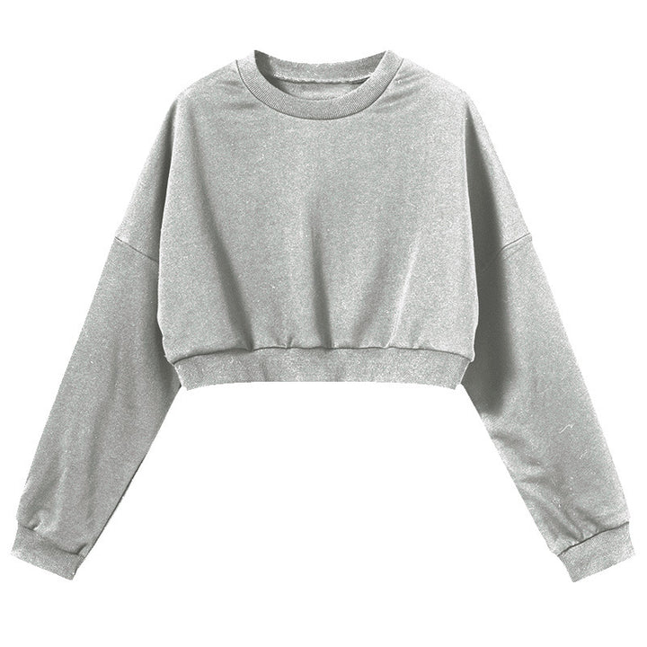 Damen cropped Sweatpullover Drune