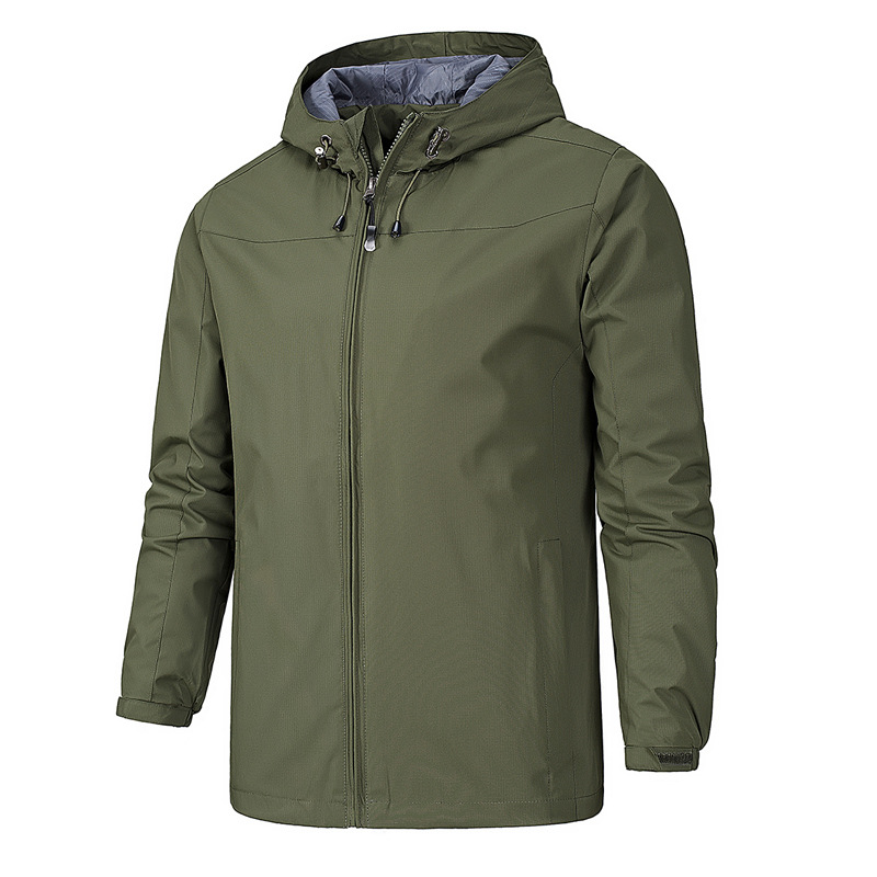 Drune | Herren Leichte Windbreaker Jacke - Mit Kapuze
