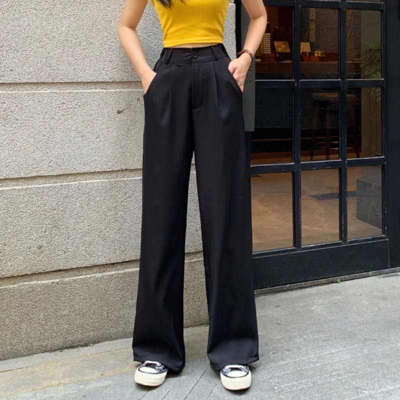 Damen Cropped Langarmshirt mit weit geschnittenen Ärmeln und eleganter Silhouette