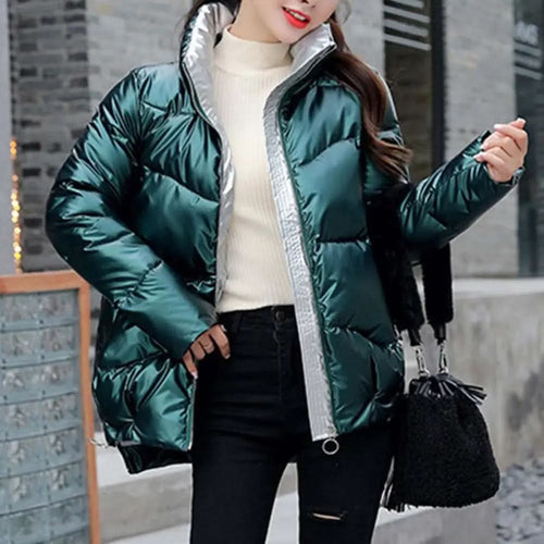 Drune | smaragdgrüne Jacke für Frauen im Winter