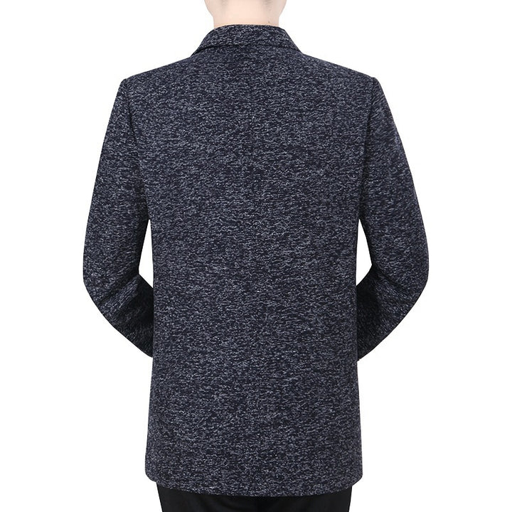 Herren Strukturiertes Casual-Sakko mit dezentem Melange-Effekt und Zweiknopf-Silhouette Drune