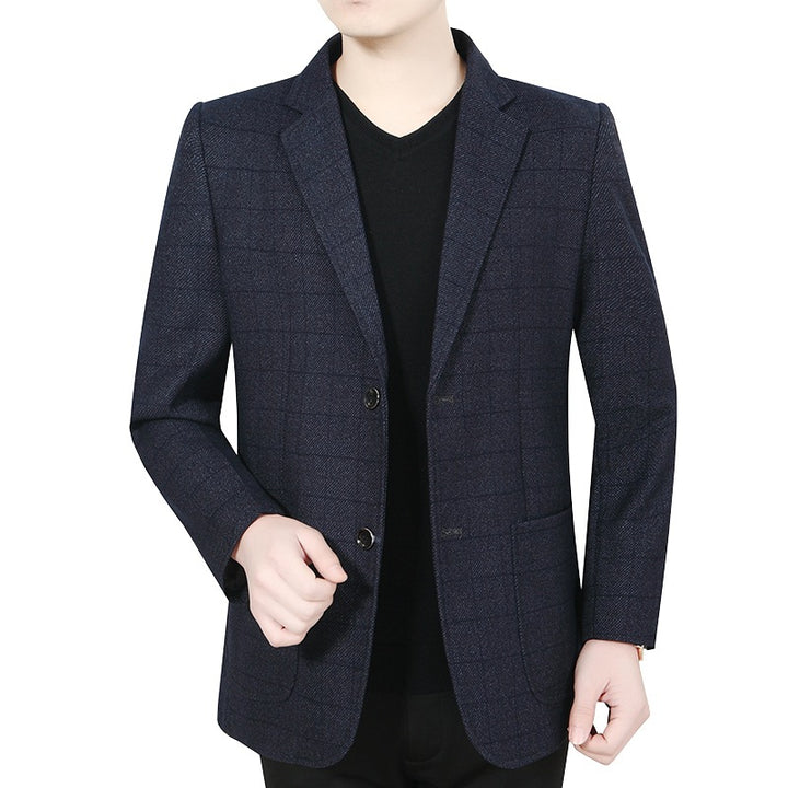 Herren Sakko Glencheck Slim Fit mit leichter Innenfütterung Drune