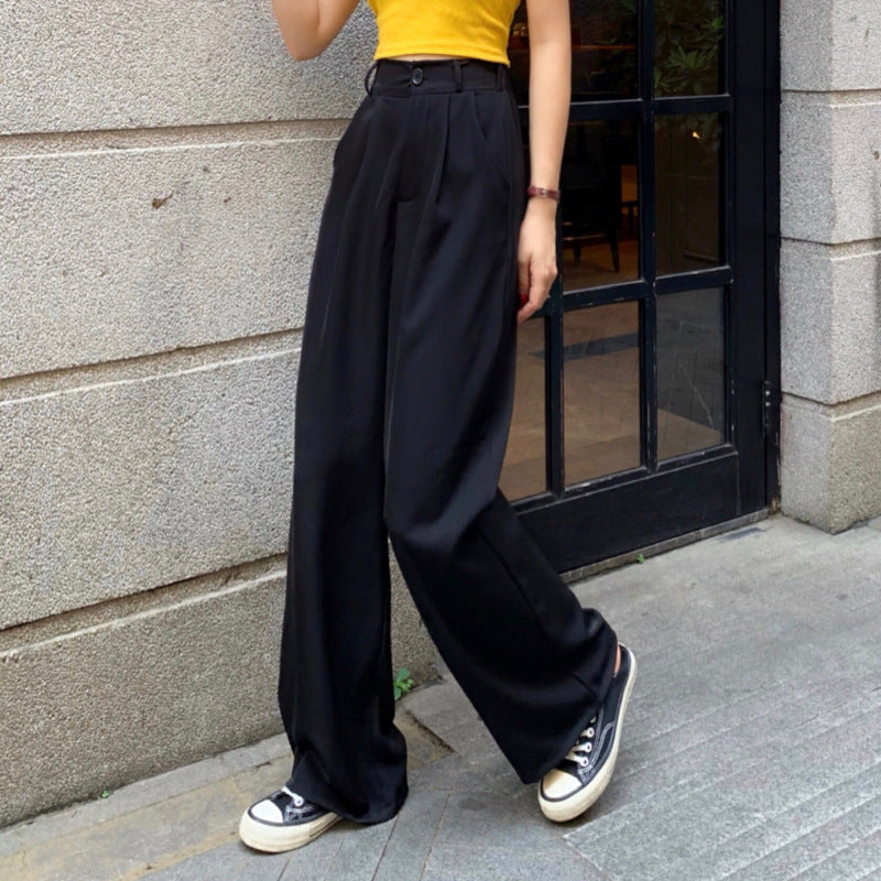 Damen Cropped Langarmshirt mit weit geschnittenen Ärmeln und eleganter Silhouette