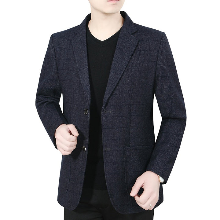 Herren Sakko Glencheck Slim Fit mit leichter Innenfütterung Drune
