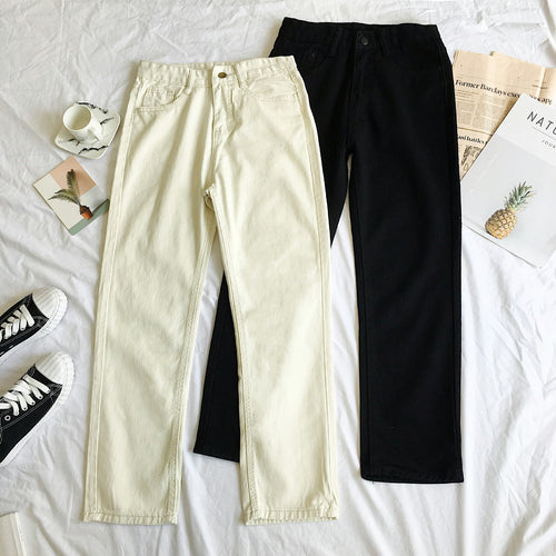 Damen Hoch geschnittene Jeans mit elegantem Schnitt Drune