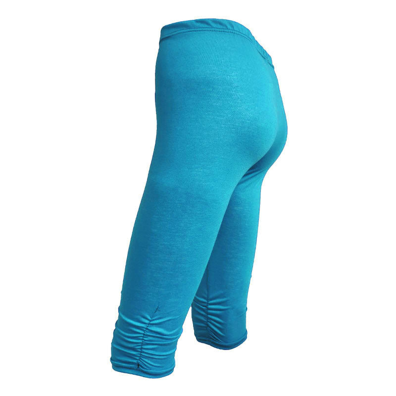 Damen Leichte Sport Capri Leggings Drune