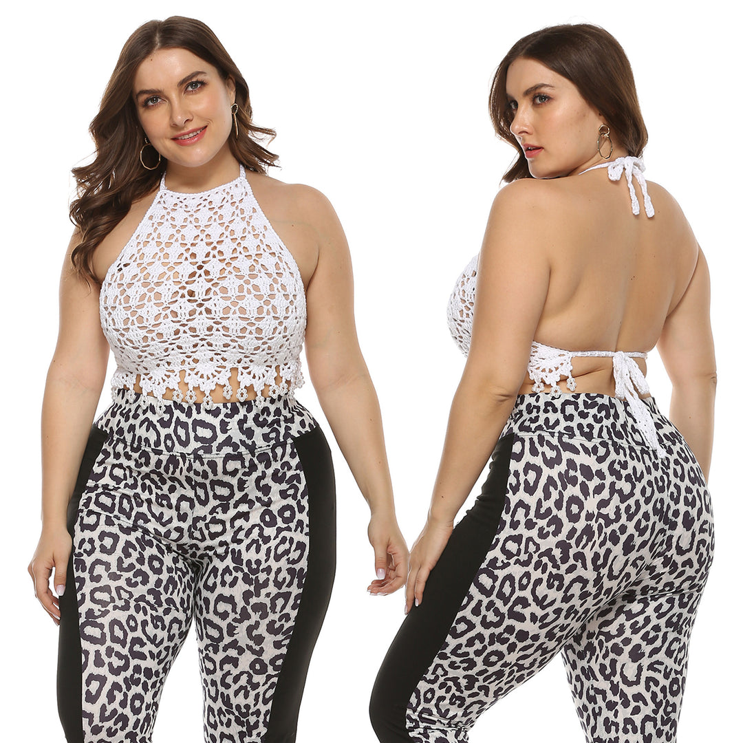 Damen Häkelcroptop Drune