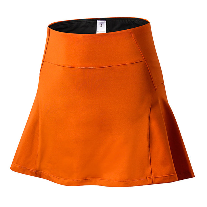Damen Sportlicher A-Linien Rock mit integrierter Shorts Drune