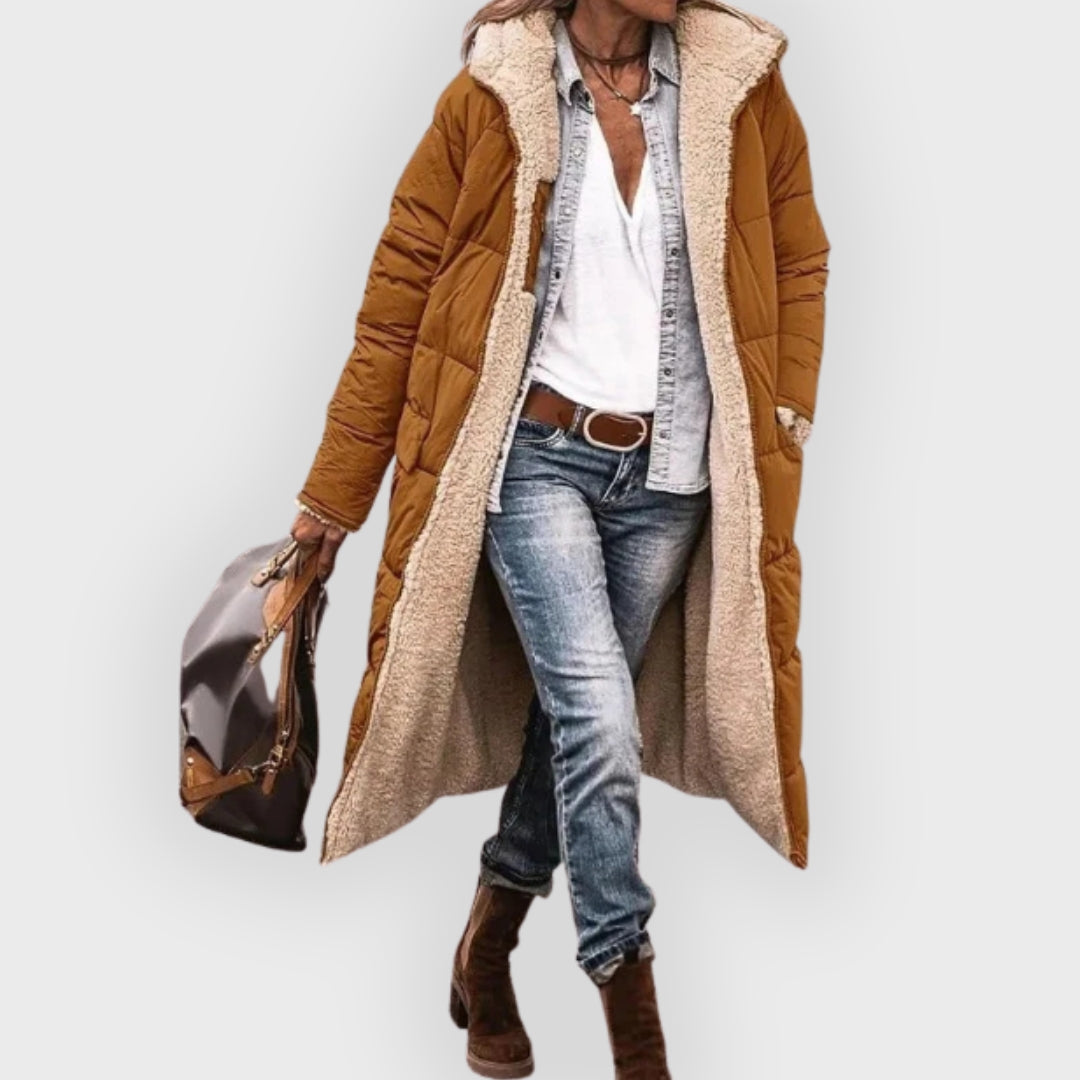 Drune | Longline Sherpa-gefütterter Puffer-Mantel