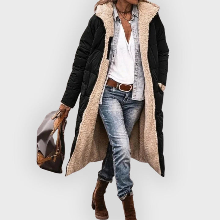 Drune | Longline Sherpa-gefütterter Puffer-Mantel