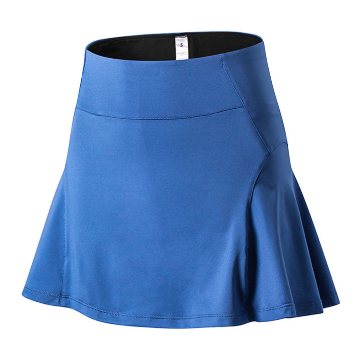 Damen Sportlicher A-Linien Rock mit integrierter Shorts Drune