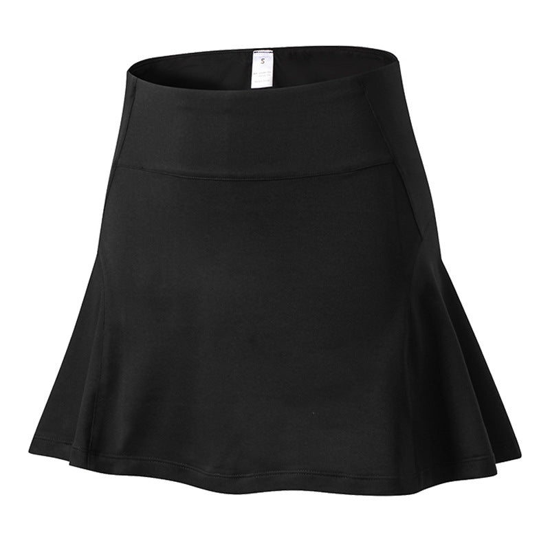 Damen Sportlicher A-Linien Rock mit integrierter Shorts Drune