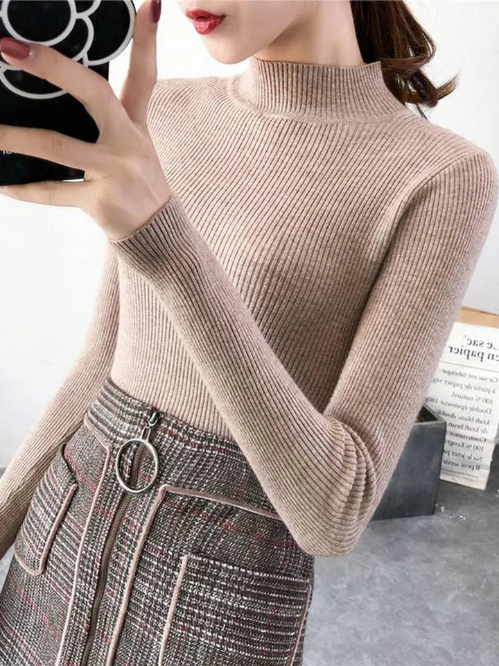 Drune | gerippter Wollpullover für Damen