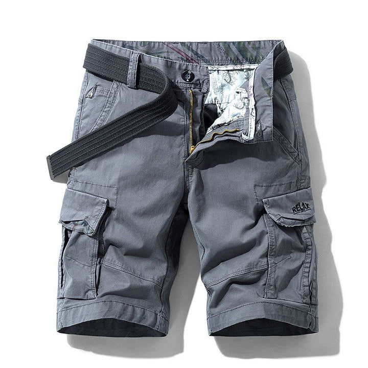 Drune | Cargo Shorts mit Seitentaschen aus Baumwolle