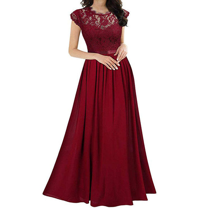 Drune | Chiffon Brautjungfernkleid mit Herz Ausschnitt, Fußlänge