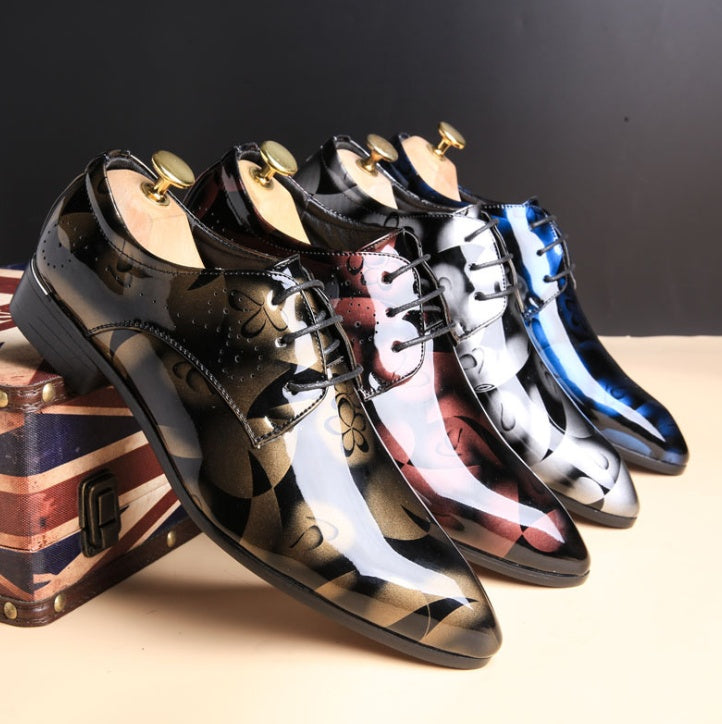 Drune | Große Herren Business Freizeitschuhe Aus Glanzleder