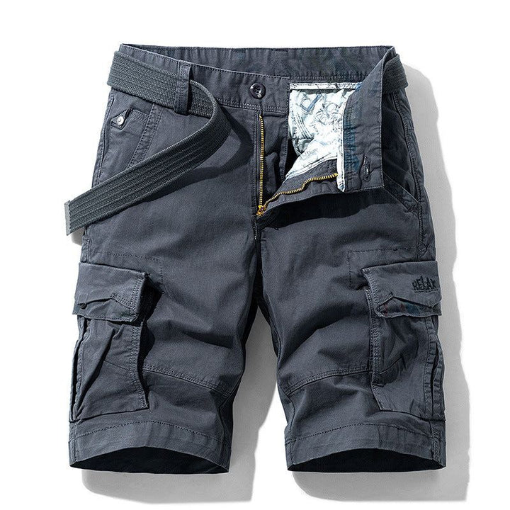 Drune | Cargo Shorts mit Seitentaschen aus Baumwolle