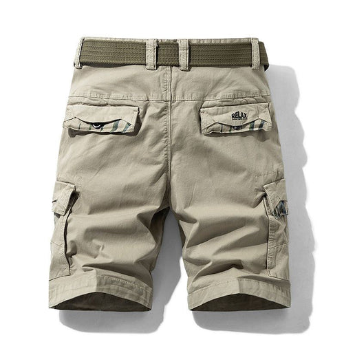 Drune | Cargo Shorts mit Seitentaschen aus Baumwolle