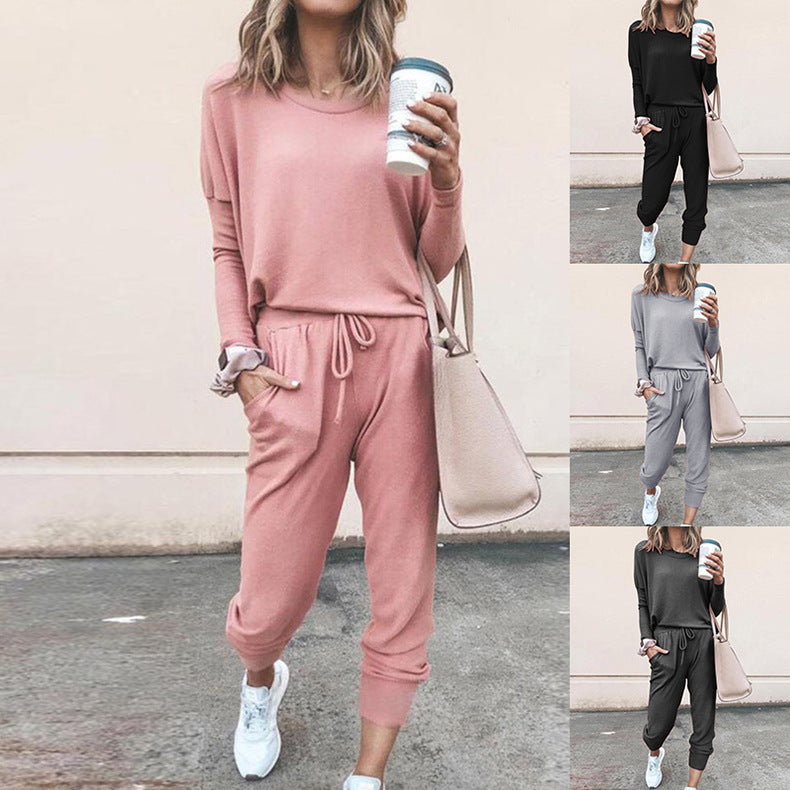 Damen Bequemer Jumpsuit mit elastischem Bund Drune
