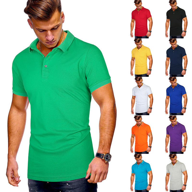 Herren Poloshirt mit hochwertigem Baumwollmix und modernem Stehkragen Drune