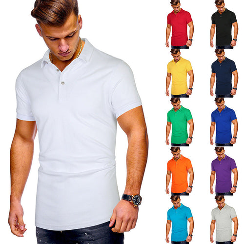 Herren Poloshirt mit hochwertigem Baumwollmix und modernem Stehkragen Drune