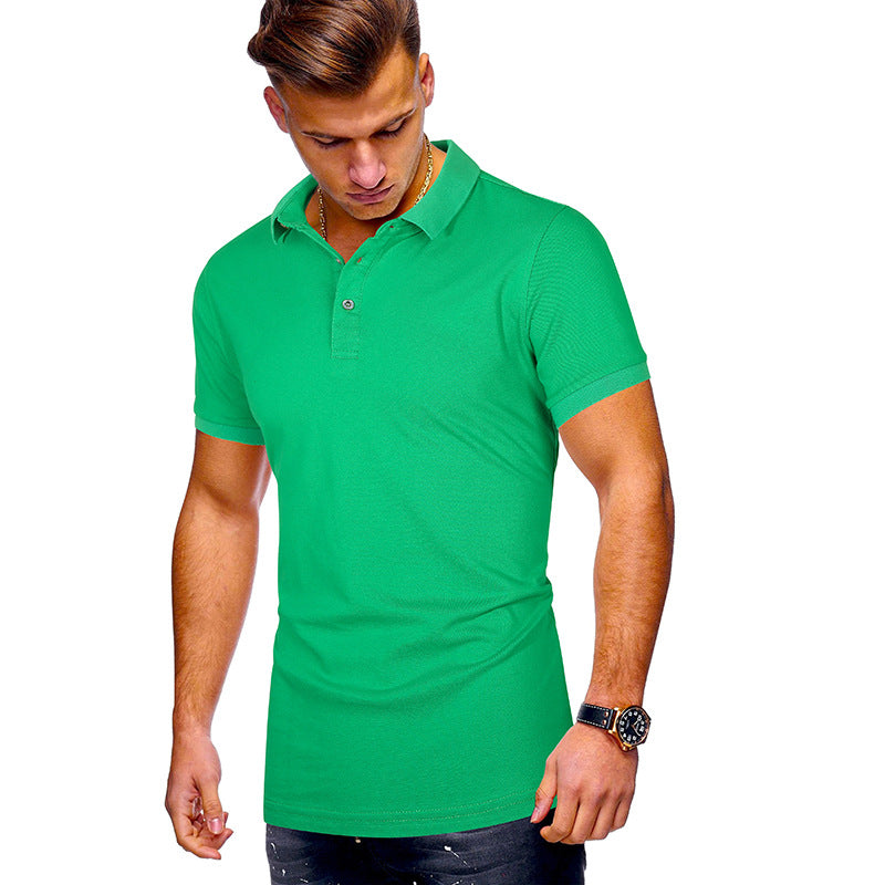 Herren Poloshirt mit hochwertigem Baumwollmix und modernem Stehkragen Drune