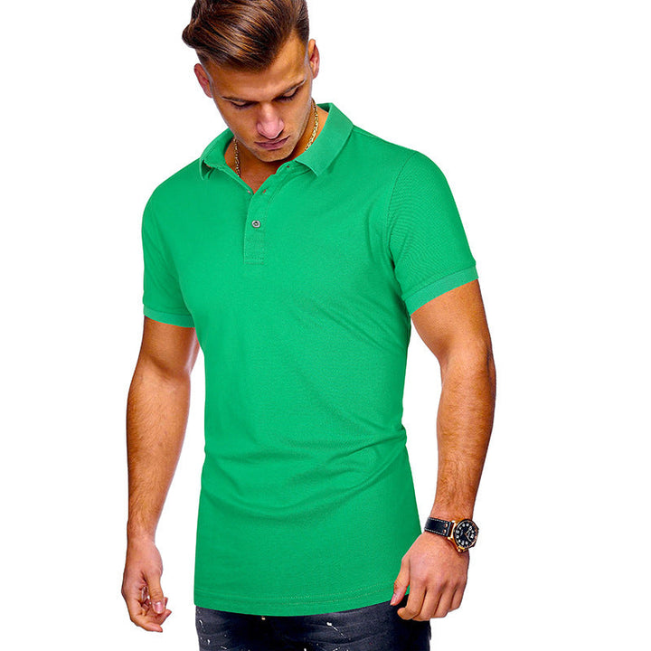 Herren Poloshirt mit hochwertigem Baumwollmix und modernem Stehkragen Drune
