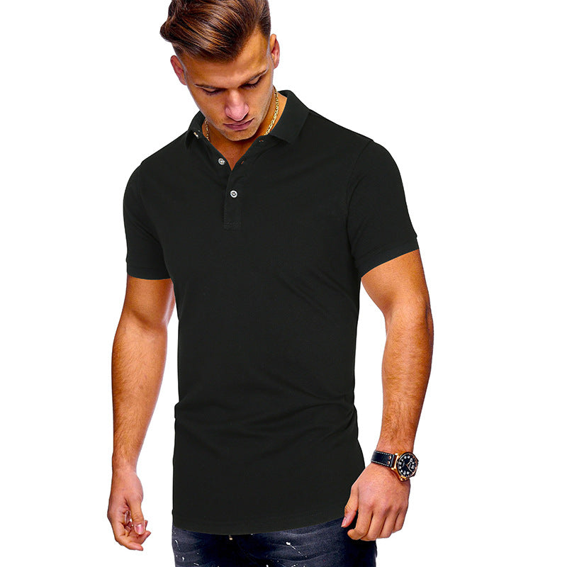 Herren Poloshirt mit hochwertigem Baumwollmix und modernem Stehkragen Drune