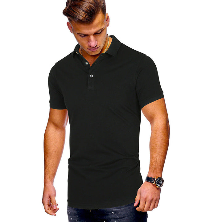 Herren Poloshirt mit hochwertigem Baumwollmix und modernem Stehkragen Drune