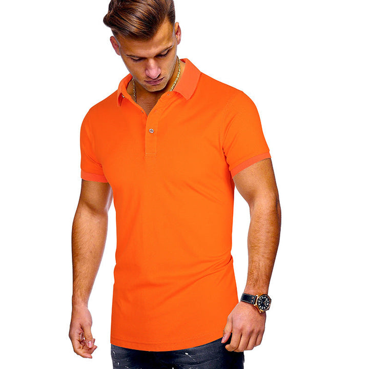 Herren Poloshirt mit hochwertigem Baumwollmix und modernem Stehkragen Drune