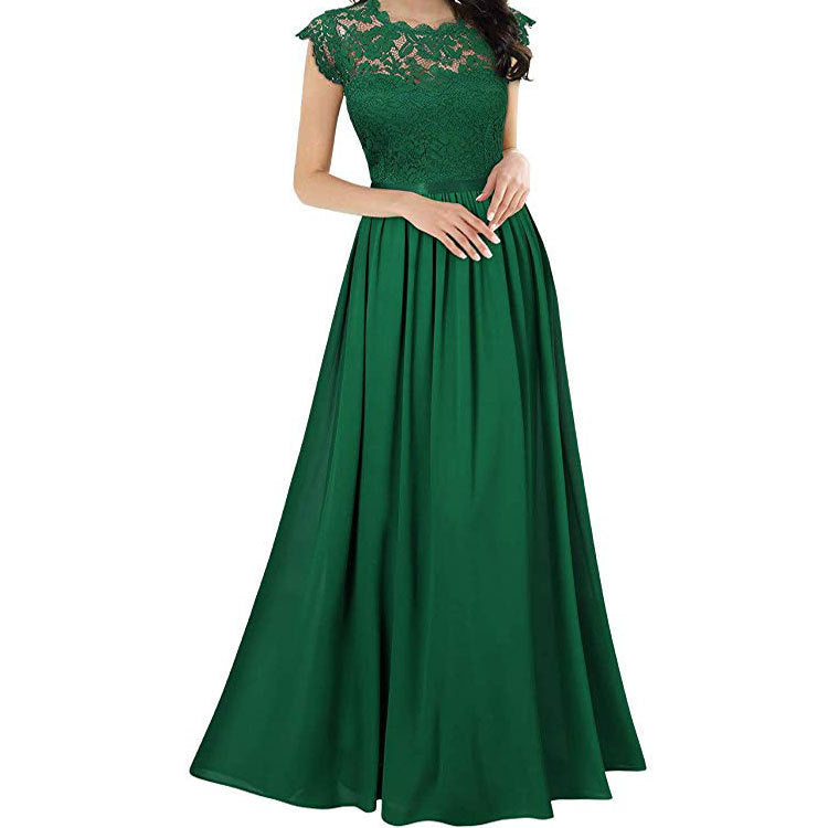 Drune | Chiffon Brautjungfernkleid mit Herz Ausschnitt, Fußlänge