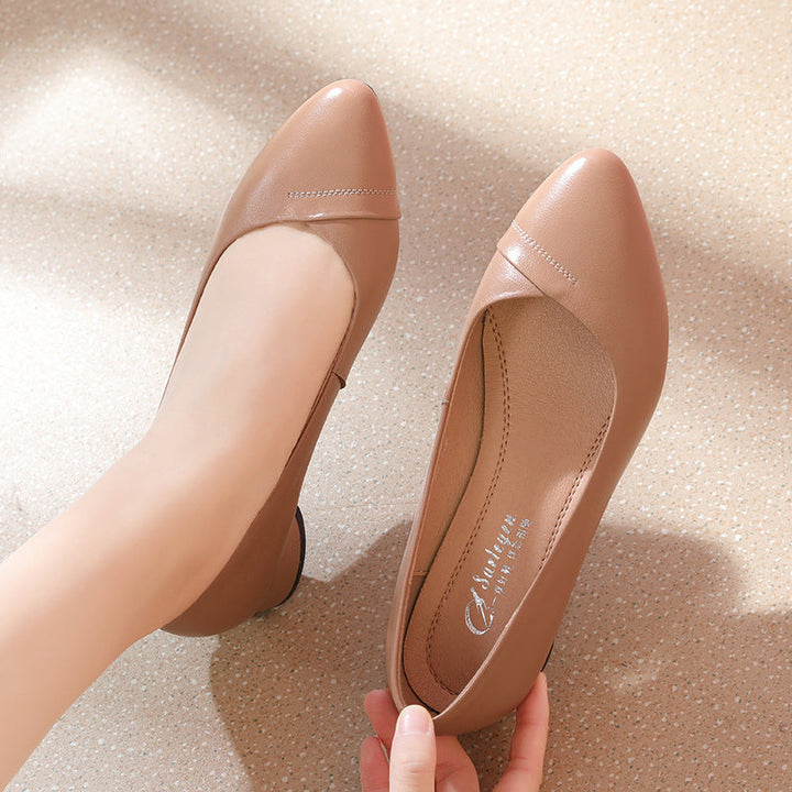 Damen Elegante Blockabsatz Pumps mit klassischem Schnitt und modischem Design Drune
