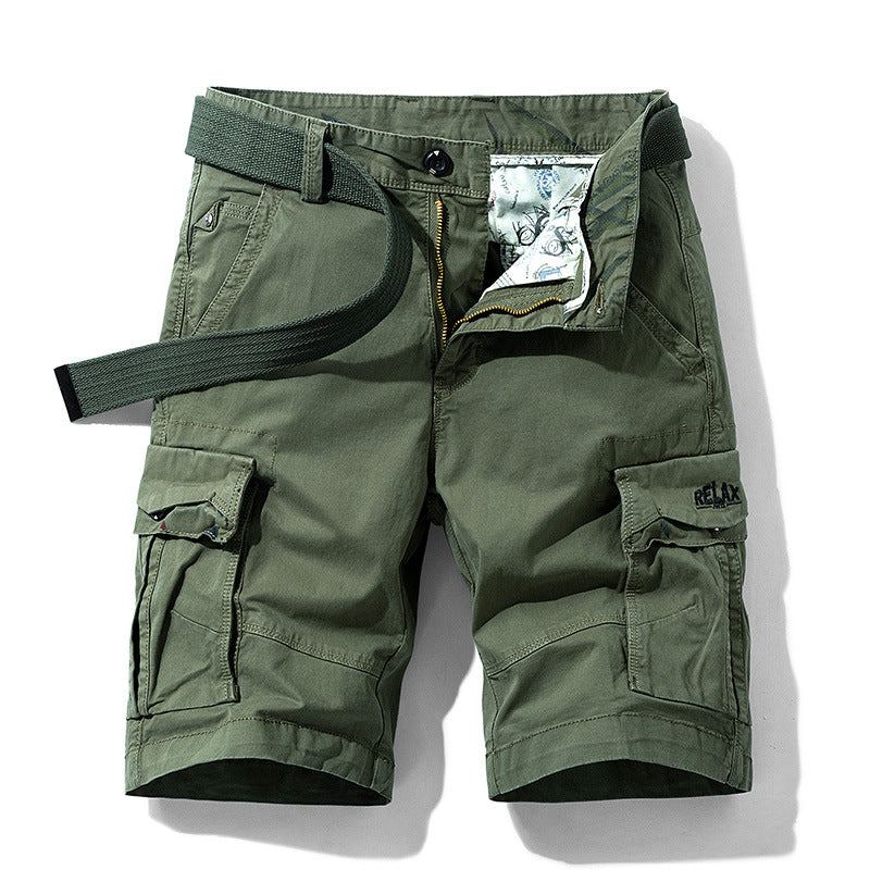 Drune | Cargo Shorts mit Seitentaschen aus Baumwolle