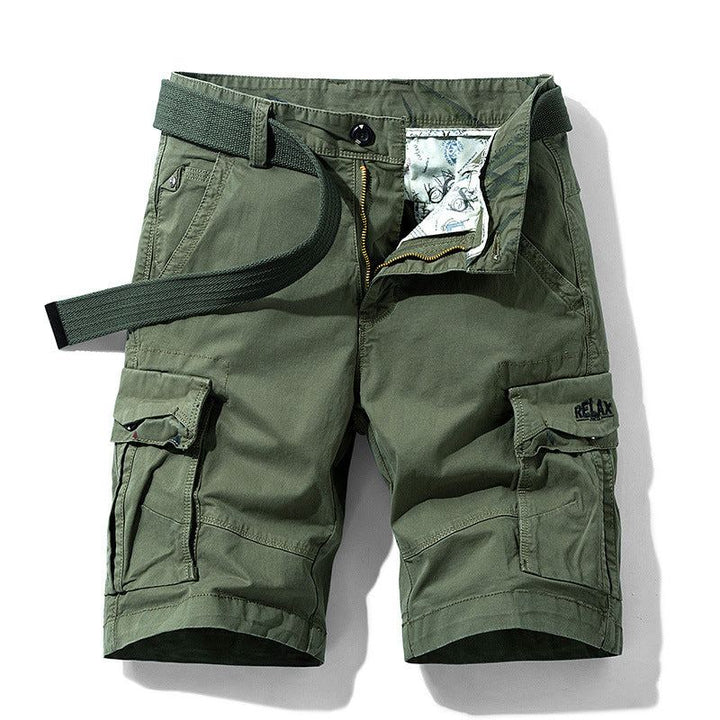 Drune | Cargo Shorts mit Seitentaschen aus Baumwolle