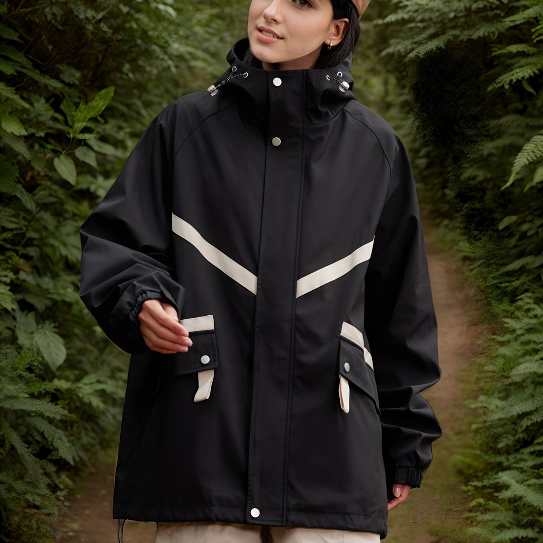 Drune | Leichte Wasserdichte Jacke mit Kapuze