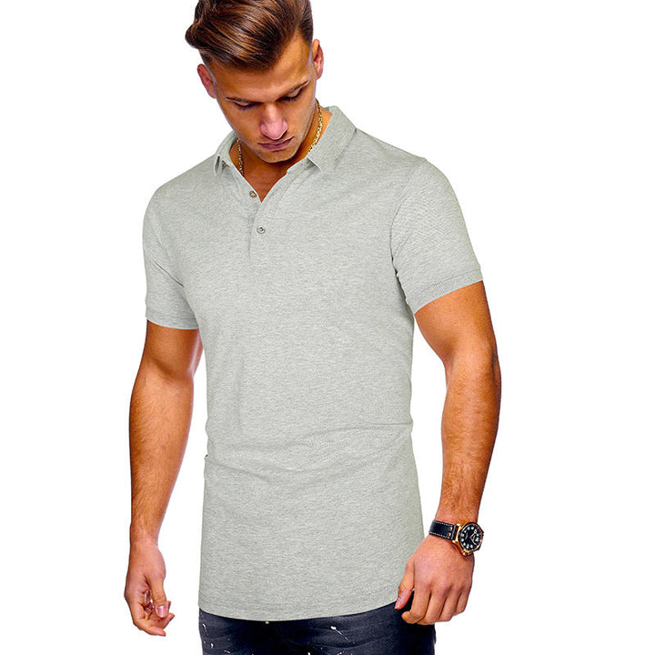 Herren Poloshirt mit hochwertigem Baumwollmix und modernem Stehkragen Drune